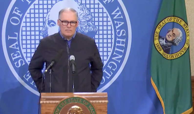 Inslee Says Loss of Business Licenses, Arrests a Last Resort for Enforcing COVID-19 Order
